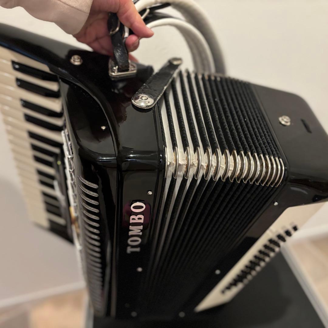 【美品】TOMBO トンボアコーディオン T-48 ケース付き T48