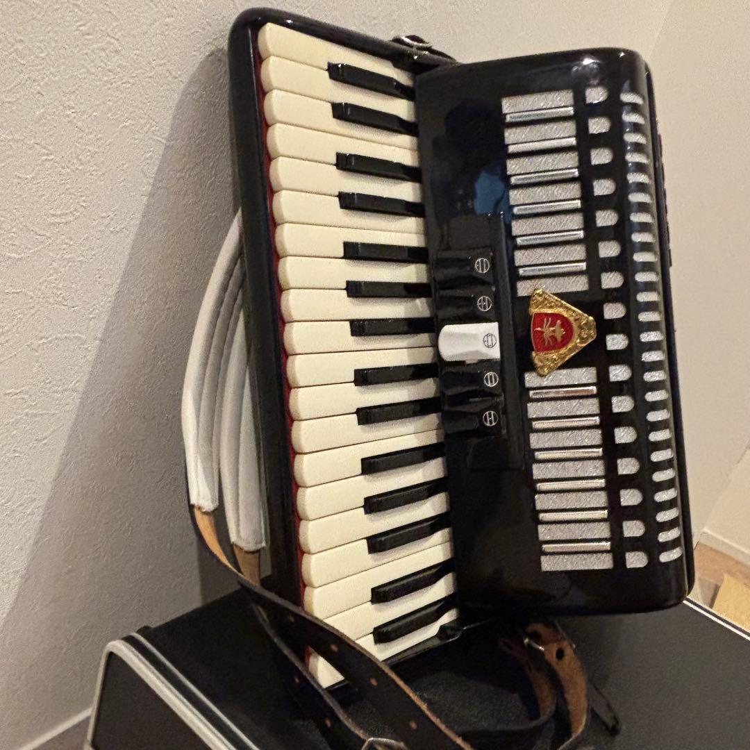 【美品】TOMBO トンボアコーディオン T-48 ケース付き T48