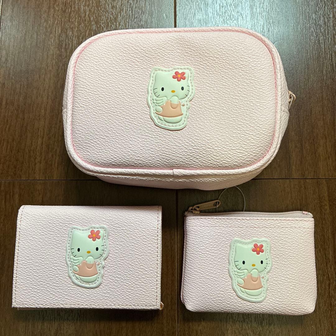 レトロ　Hello kitty ポーチ　マルチケース　ケース　全3点　希少