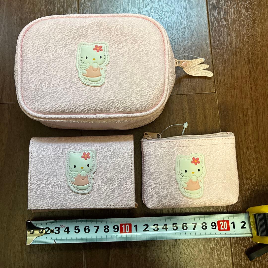 レトロ　Hello kitty ポーチ　マルチケース　ケース　全3点　希少