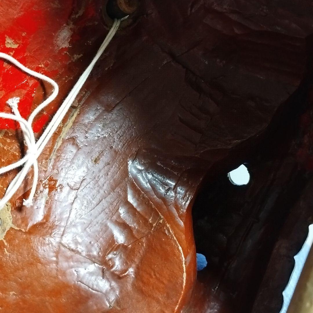 本物　常陸国　木製獅子頭　ビンテージ