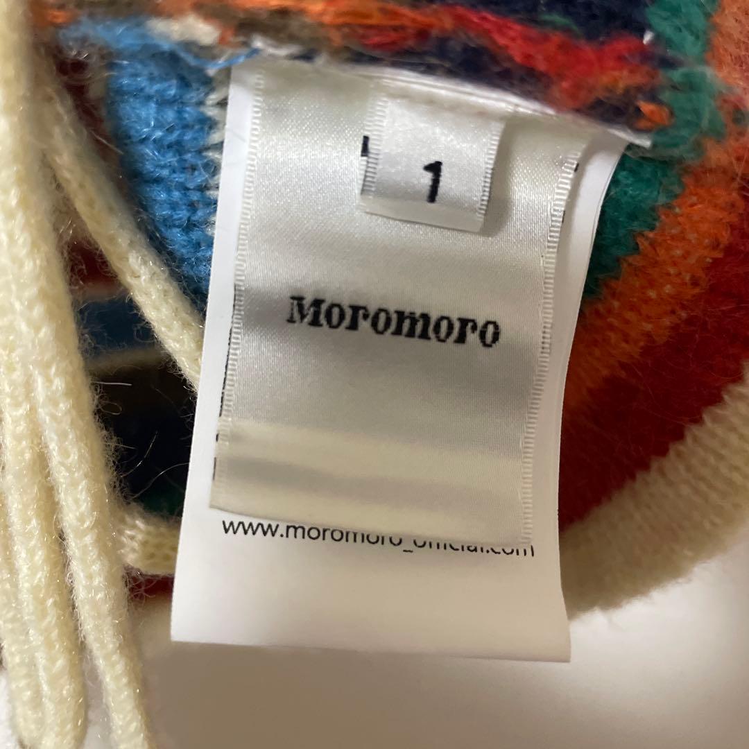 Moromoro2 ニット color knited string vest