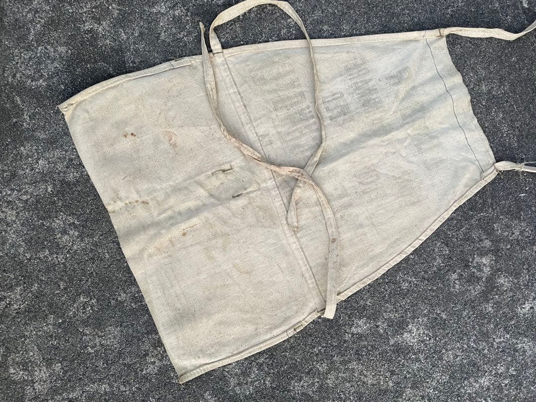 ビンテージ/USA製/アドバタイジング/ワークエプロン/キャンパス