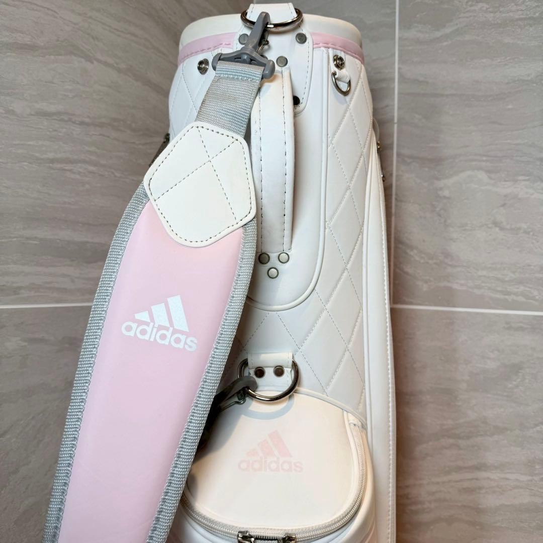 ADIDAS スリーストライプ　キャディバッグ
