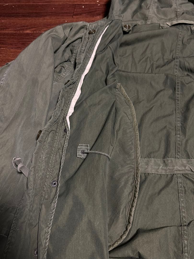 50sミリタリー　SMALLモッズコート M51 ミリタリージャケット　古着