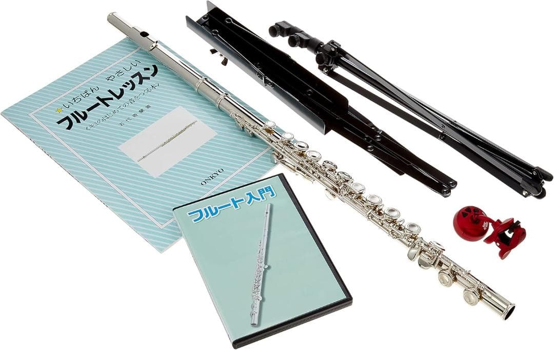 Zeff フルート ZFL-30 パーフェクトセット C管 ケース 譜面台 教本