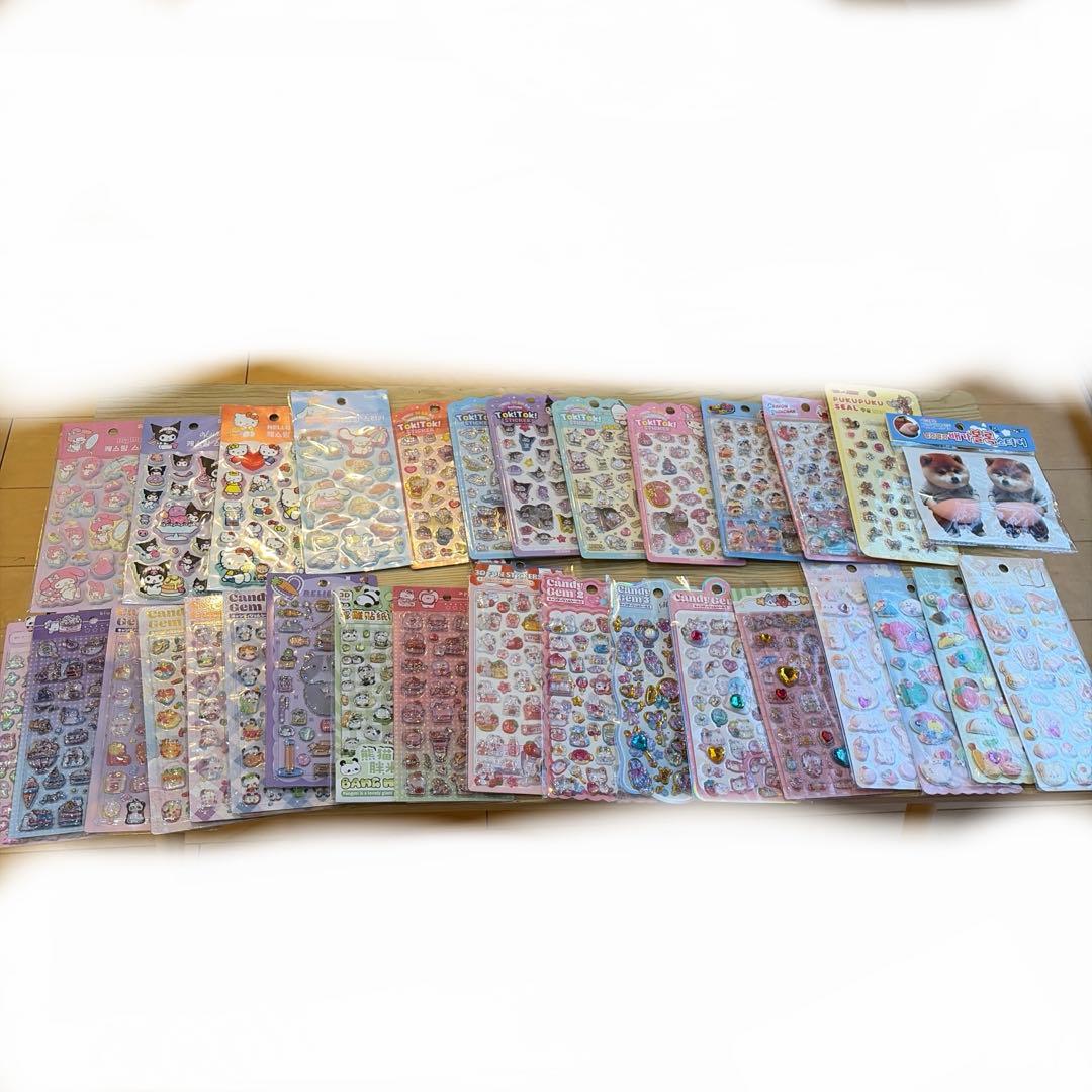 日本　海外　ボンボンドロップシール　正規品まとめ売り31枚