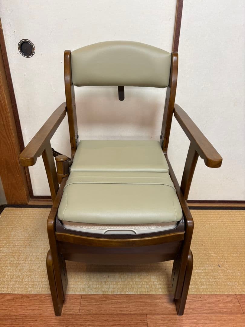 木製介護トイレ きらく コンパクト 普通便座