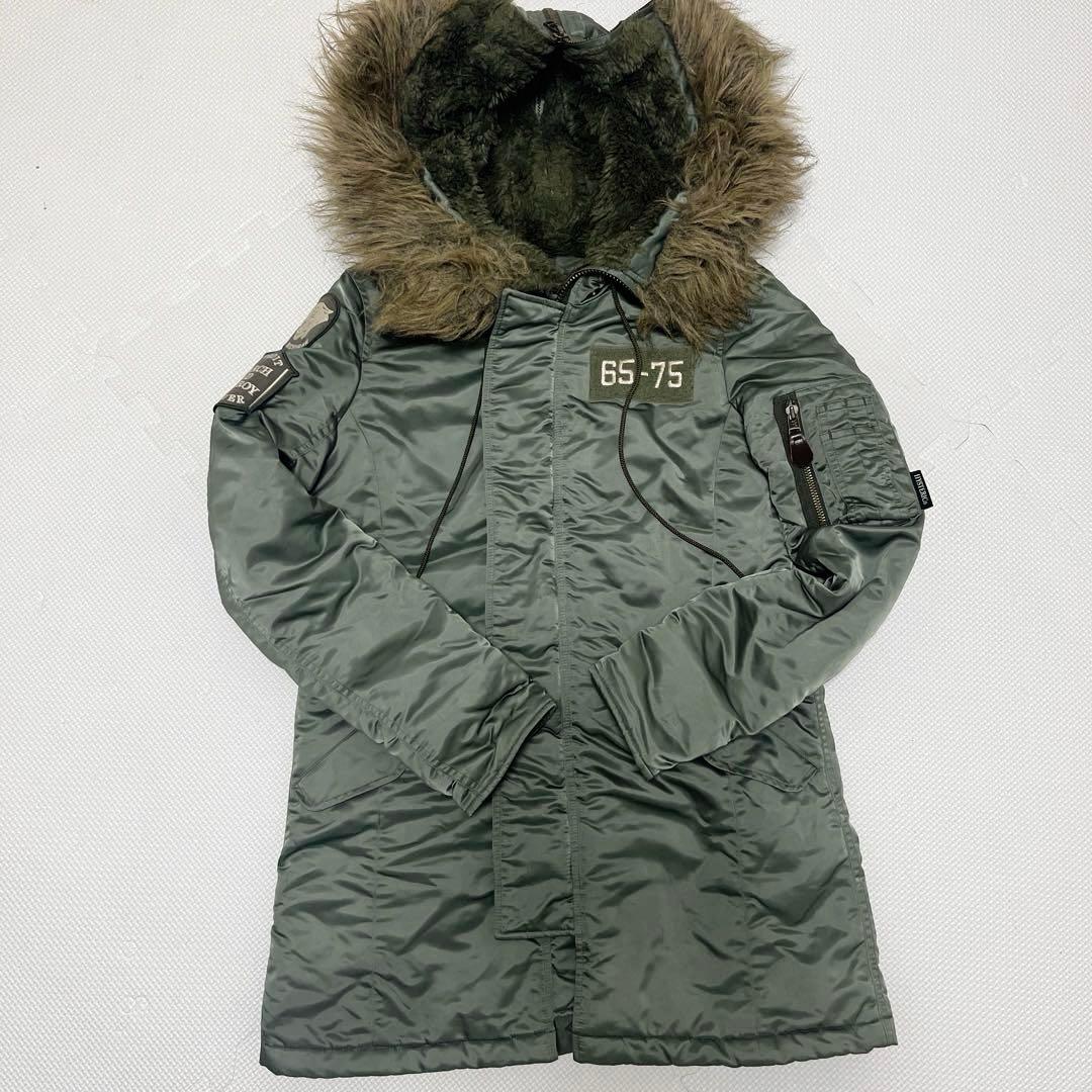 ヒステリックグラマープリマロフトモッズコートN-3B