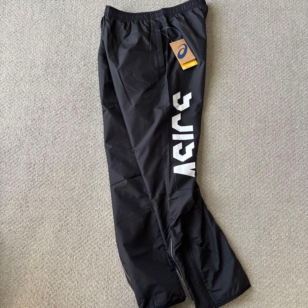 ⭐︎T⭐︎ Mサイズ 新品ASICS ウインドブレーカー 上下セット 黒