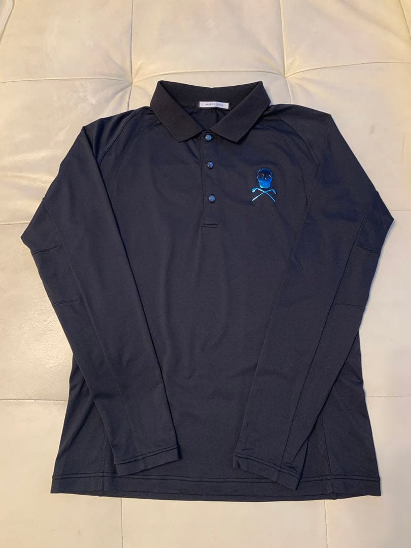 MARK&LONAゴルフウェア 長袖ポロシャツ　サイズ46