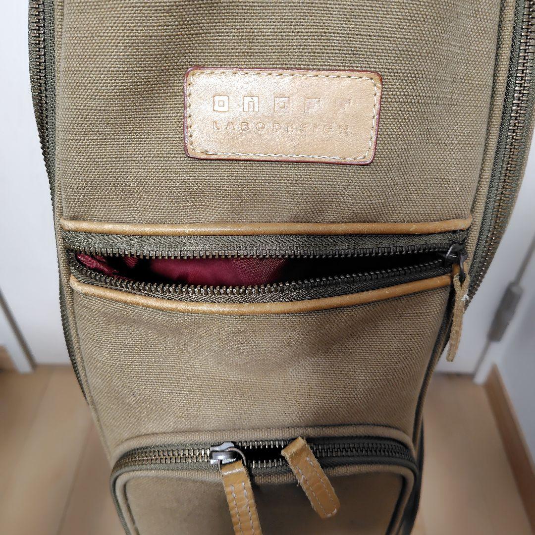 帆布製　オリーブグリーン ゴルフバッグ・キャディバッグ