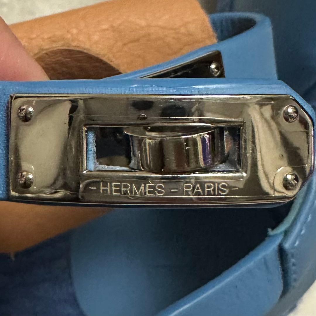 HERMES / ティヴォリ エスパドリーユ　ウェッジソール ケリー金具 38