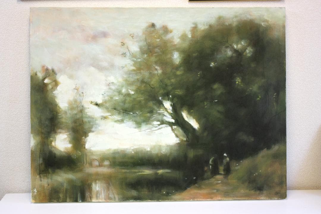 油彩　コロー　模写　Hiro art