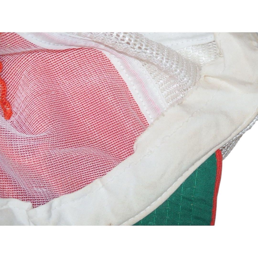 ▪️70s NEW ERA ビンテージ トラッカーキャップ オレンジ 白 緑 黒