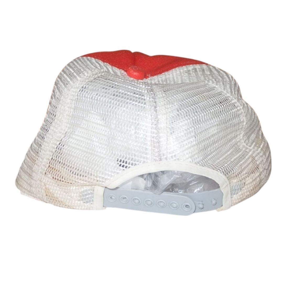 ▪️70s NEW ERA ビンテージ トラッカーキャップ オレンジ 白 緑 黒