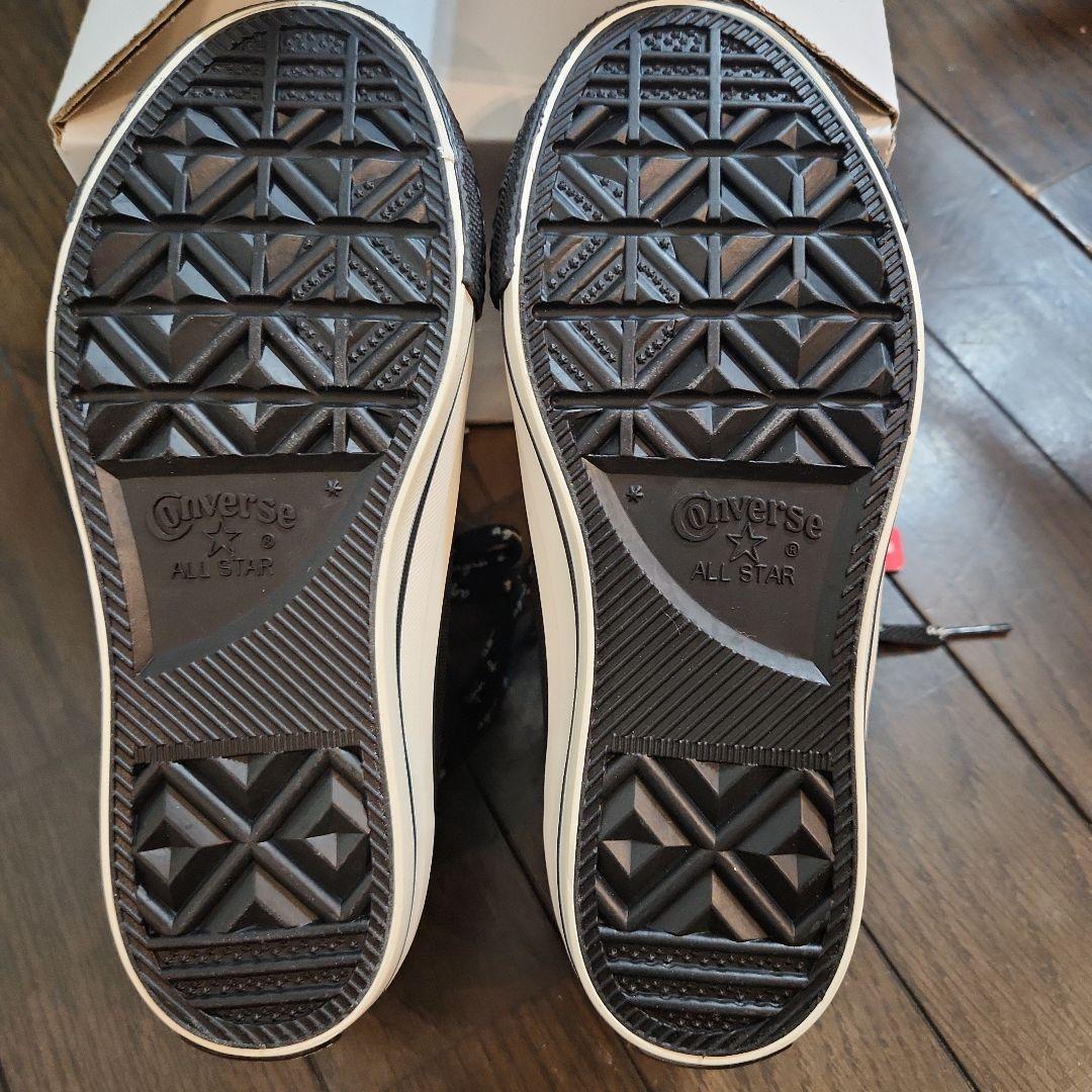 アニエスベー×コンバース キッズ ハイカットスニーカー　チャック付き　　19cm