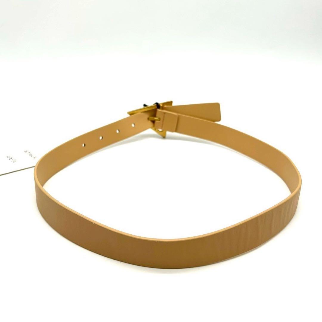 未使用級 Bottega Veneta トライアングル ロゴ ベルト