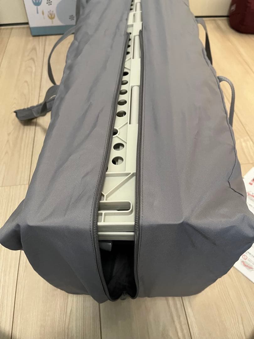 【12/16まで】Aprica　ココネルエアーAB　グレーベアー　ベビーベッド