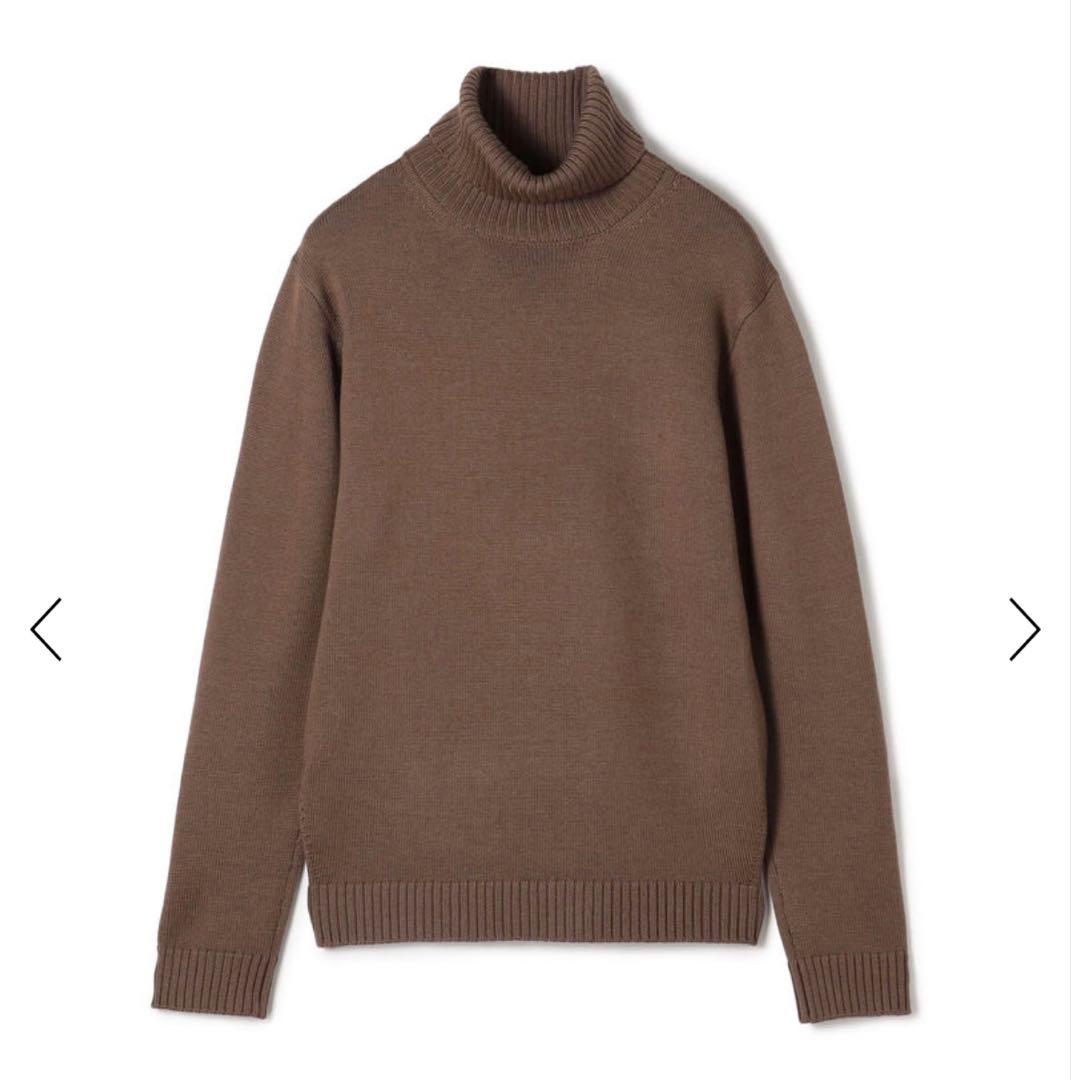 新品TOMORROWLAND tricot メリノウール タートルネックニット