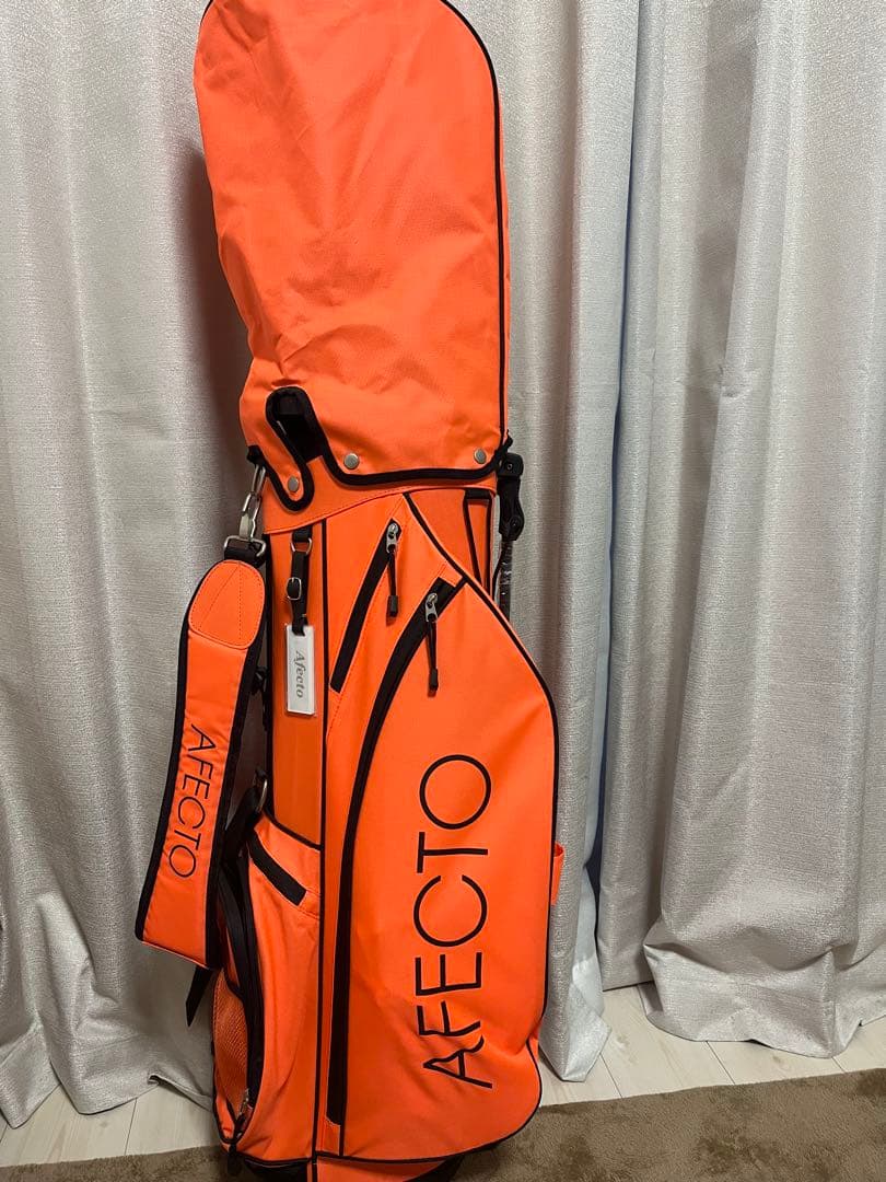 AFECTO ゴルフバッグ オレンジ