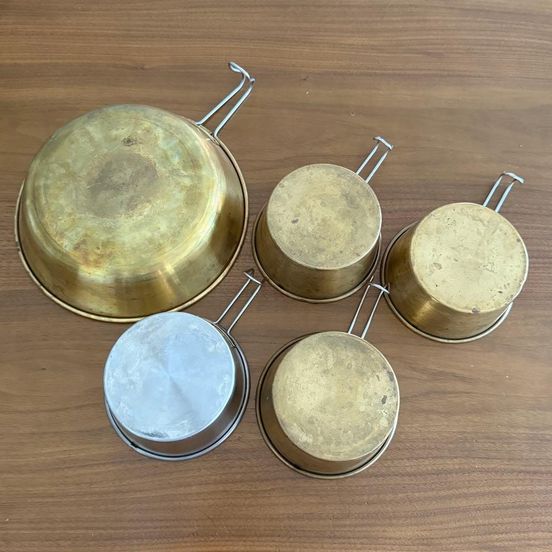 INOUT シェラカップ ステンレス 真鍮 ディッシュ シェラカップ セット