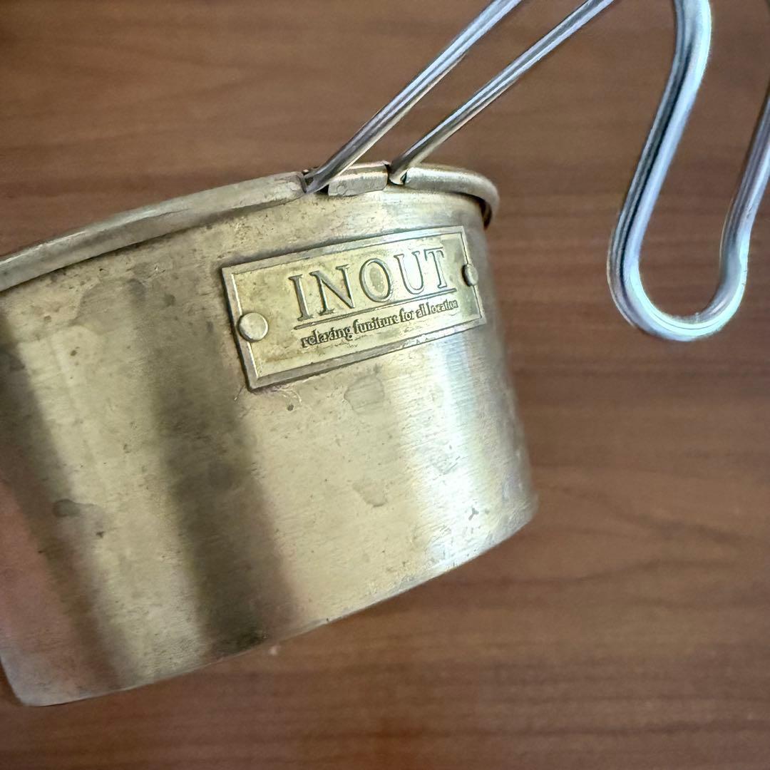 INOUT シェラカップ ステンレス 真鍮 ディッシュ シェラカップ セット