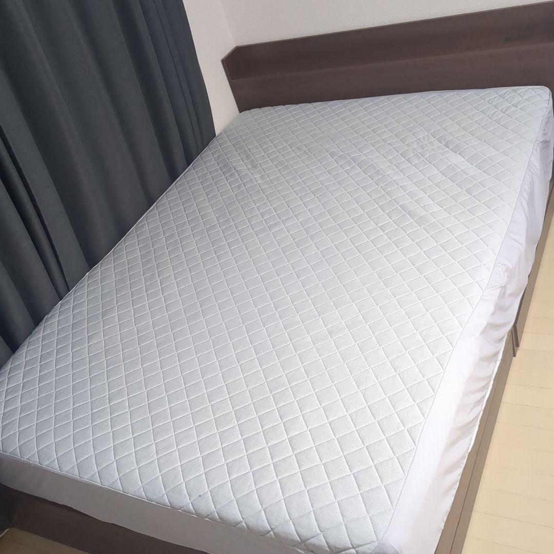 ダブルベッド マットレス フレーム