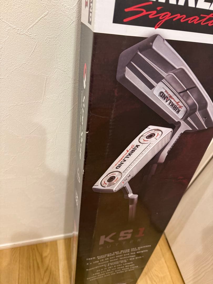 カークランドシグネチャー KS1 パター ヘッドカバー付き 右利き用 コストコ