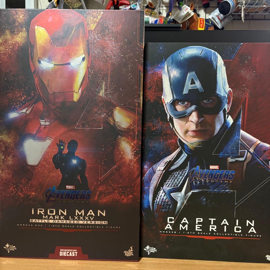 ホットトイズ(Hot Toys) アイアンマン & キャプテンアメリカ