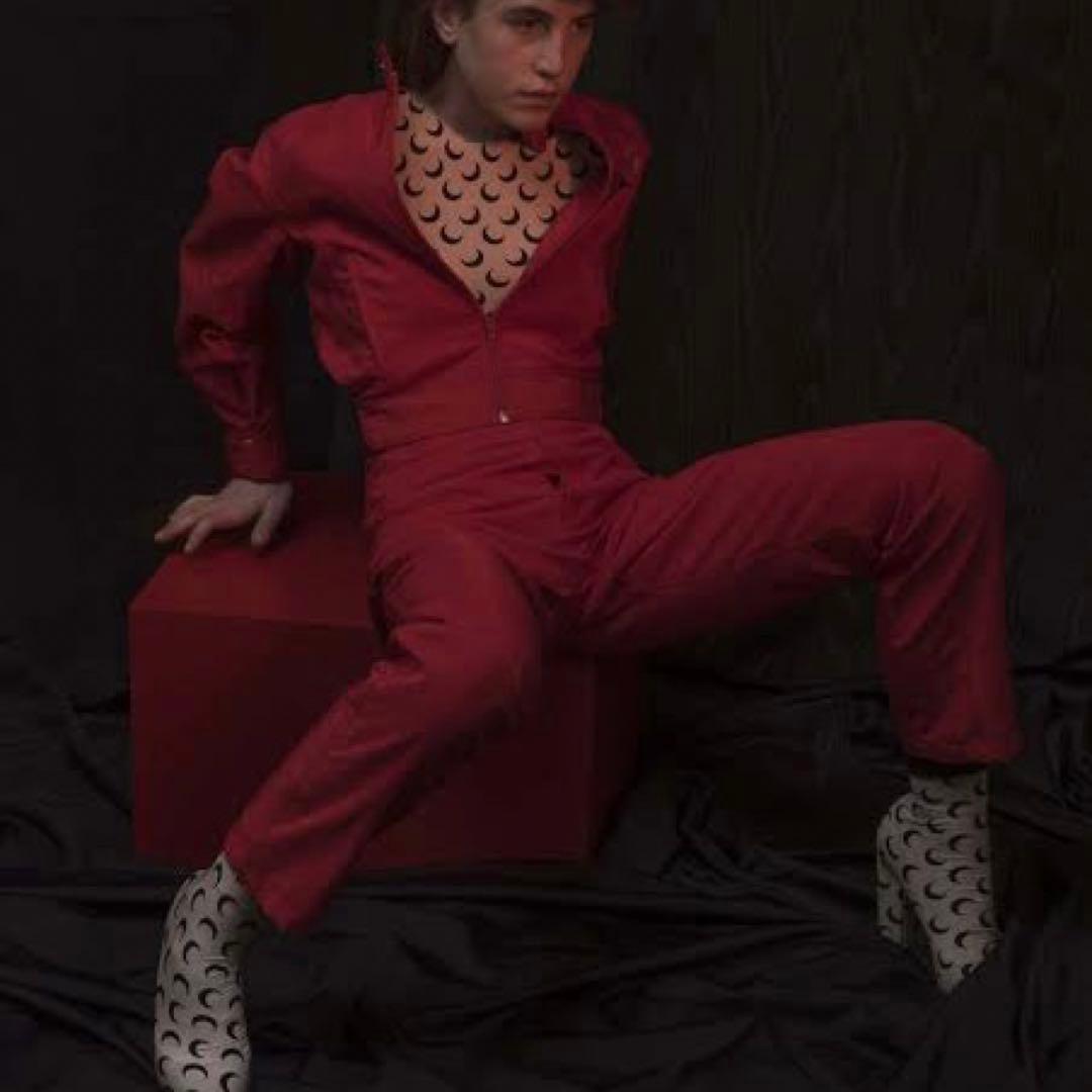 MARINE SERRE マリーンセル シングルライダースジャケット 18SS