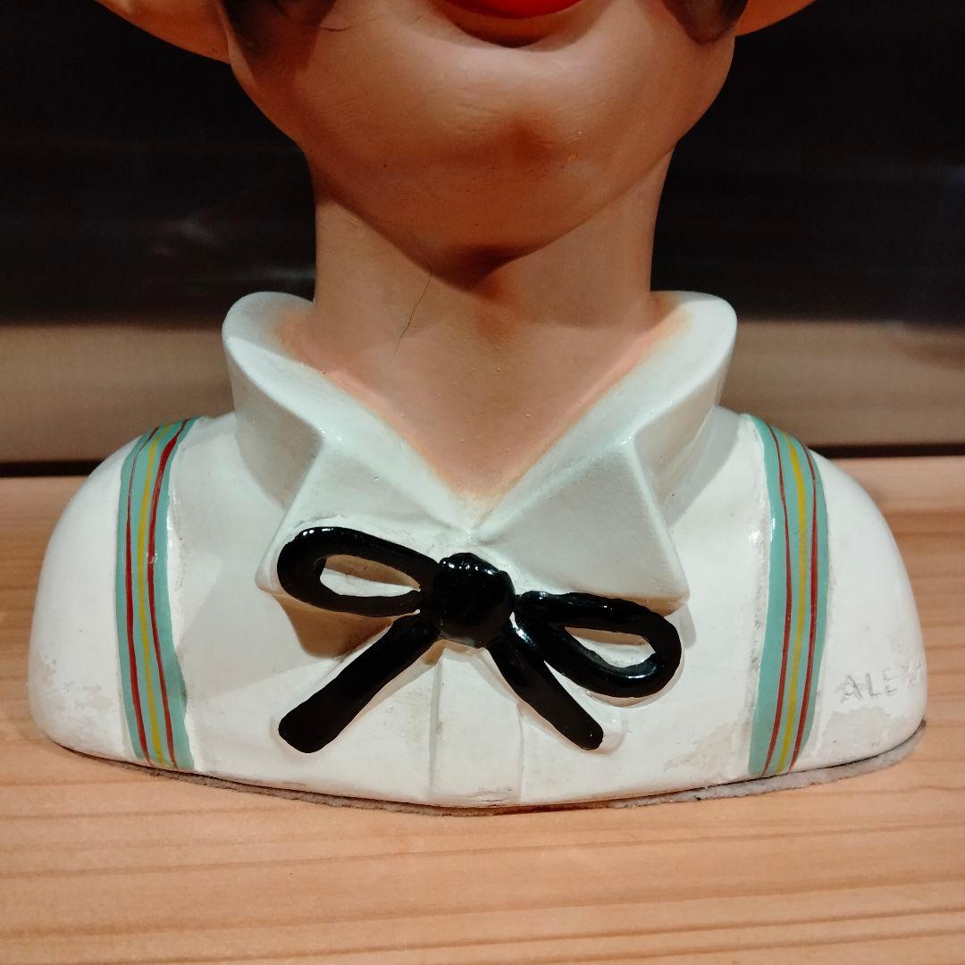 美品 ビンテージ 四つ目　4つ目　置物　ミッドセンチュリー　酔っ払い