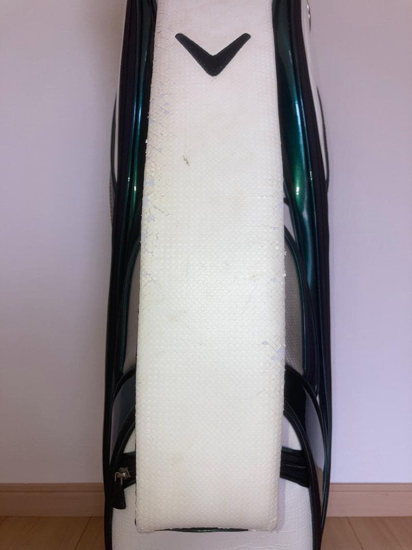 Callaway　キャロウェイ　キャディバッグ　カラー：ホワイト／ダークグリーン