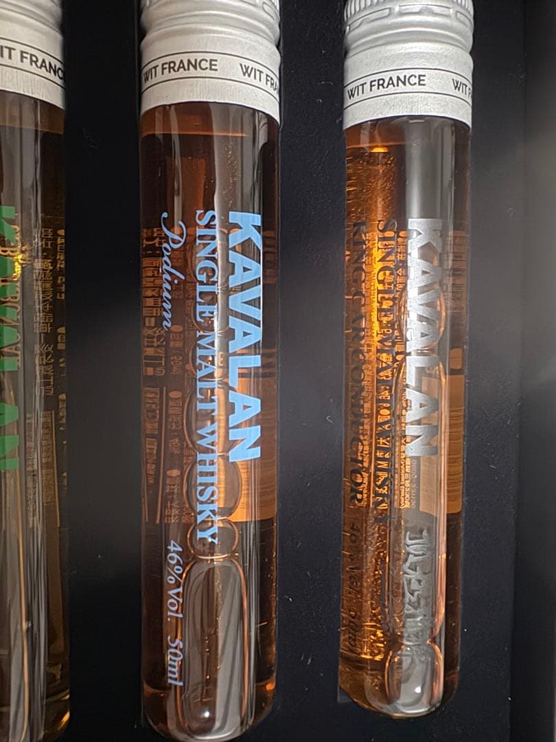 KAVALANカバラン　試験管ミニボトル　50mlx6本　ウイスキー
