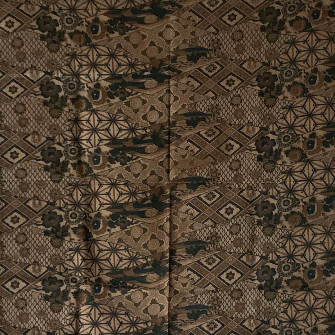 和更紗 大正更紗 木綿 和更紗の文庫本掲載柄 古道具 アンティーク 古布