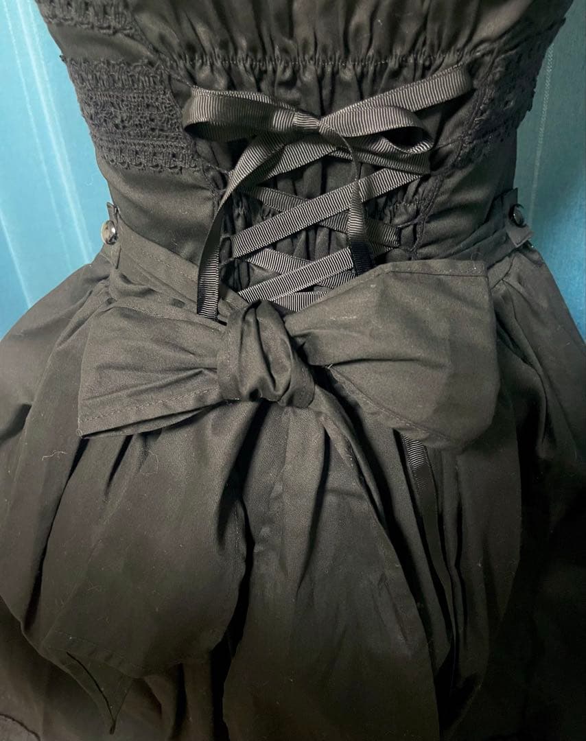 ALICE and the PIRATES 黒 リボン ゴシックロリータ JSK