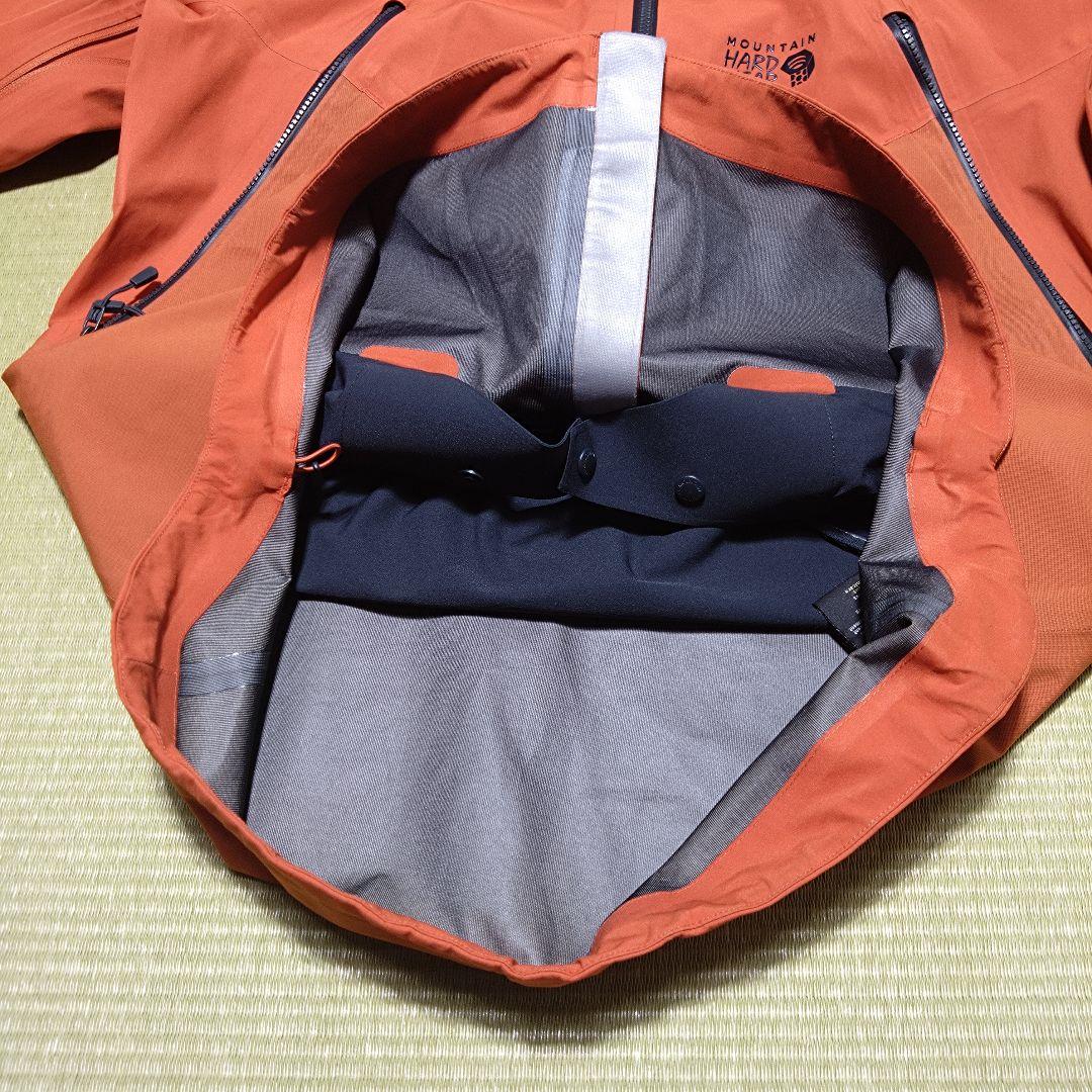 マウンテンハードウェア バウンダリーリッジ　ゴアテックス M　上下　オレンジ