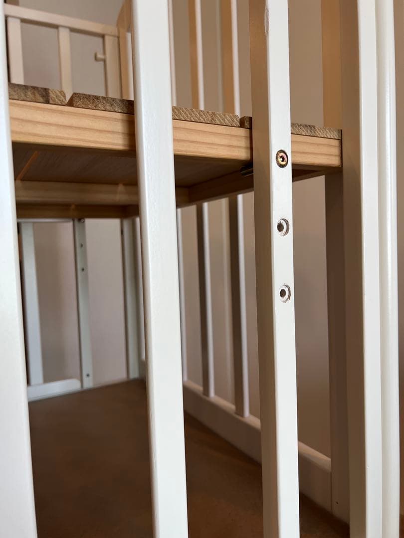 KATOJI ハイポジションベビーベット　ミニ　ホワイト