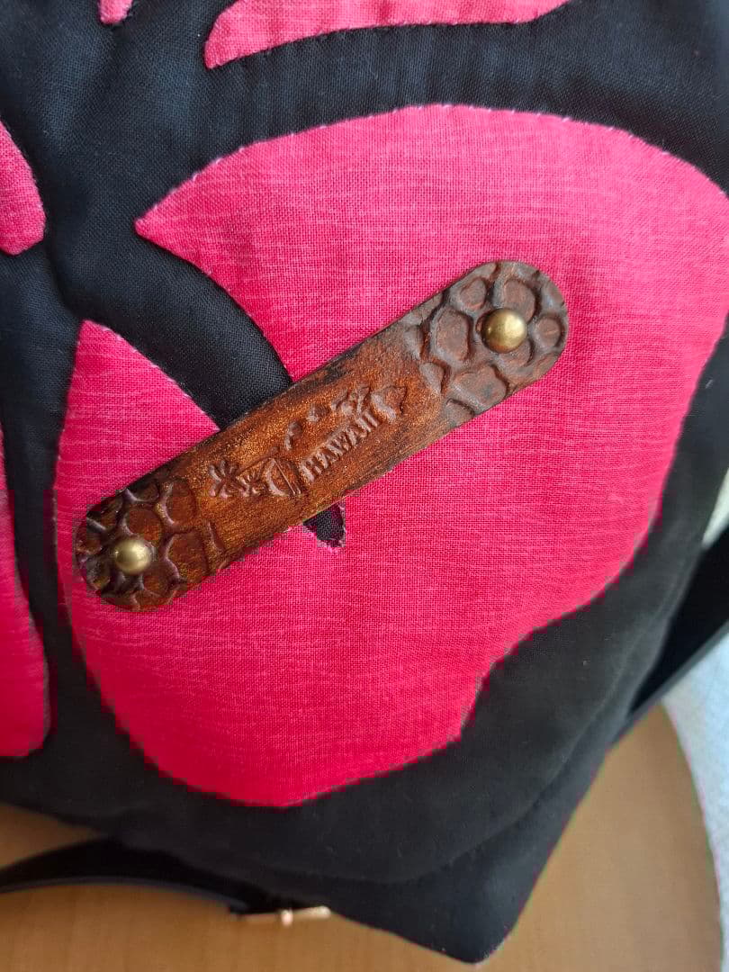 特別価格！ラスト！　ハワイアンキルト バッグ　2WAYファスナー P