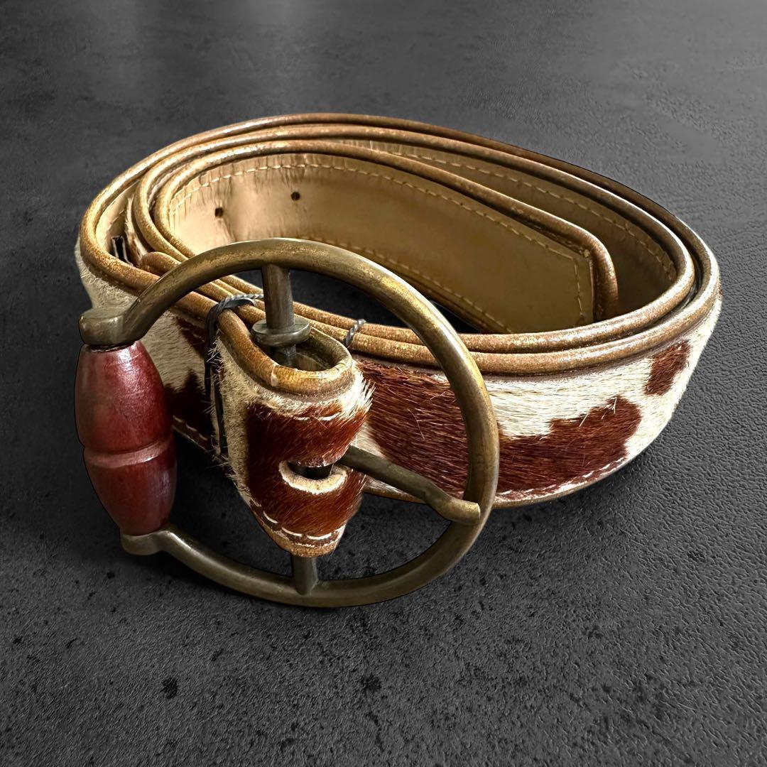希少✨DOLCE&GABBANA Cow Harako Belt