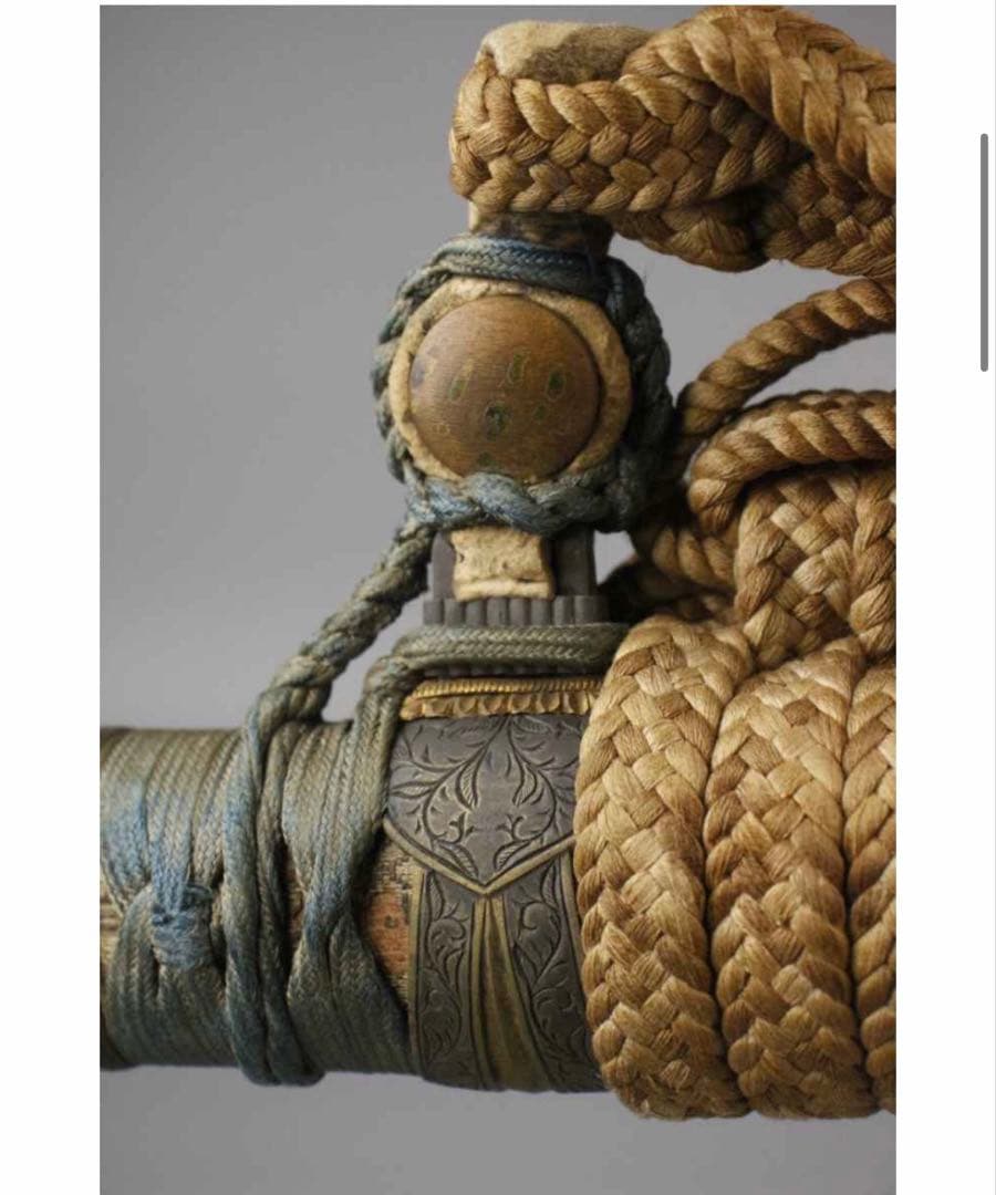 大名家伝来品 糸巻陣太刀拵 徳川家家紋