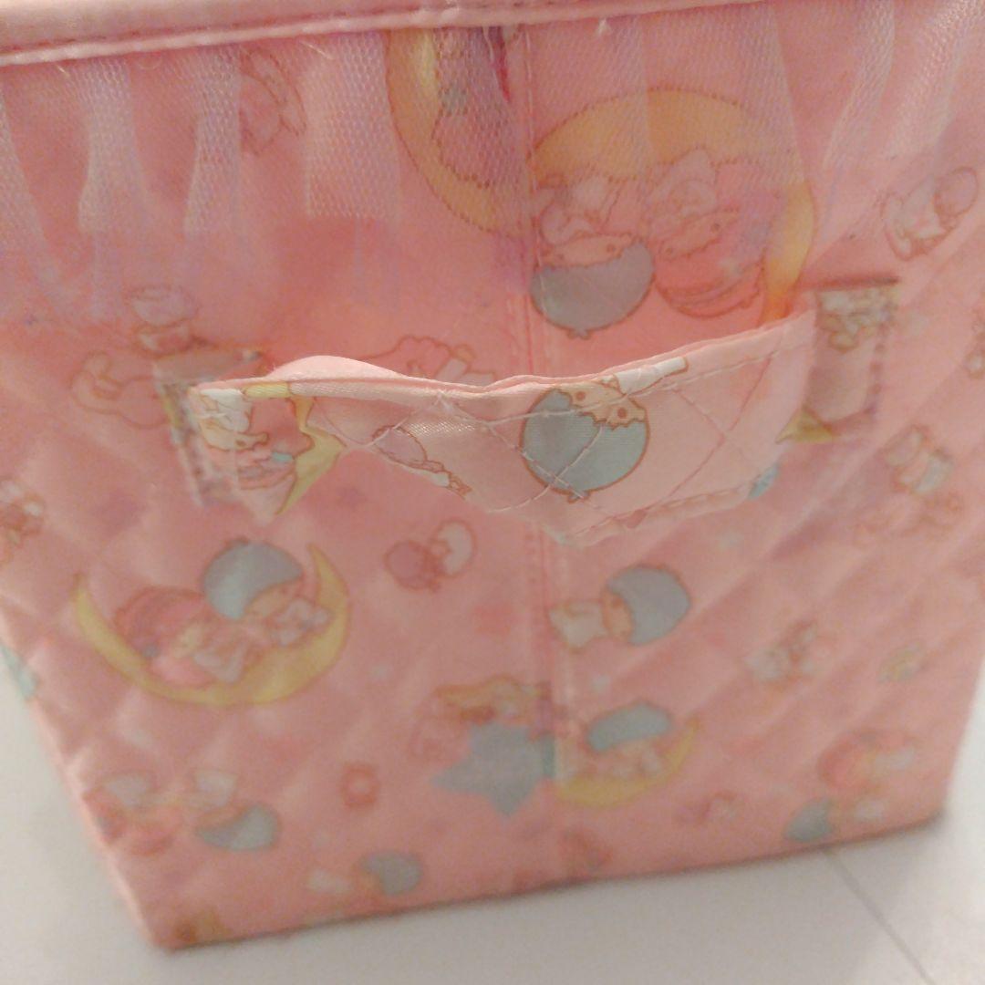 【レア商品】キキララ　月柄キルト折り畳みマルチボックス