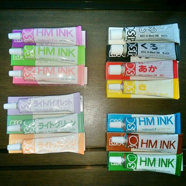 プリントゴッコ ♥ インク 41種 & パウダー 4種 ♥ バラ・セット売り可