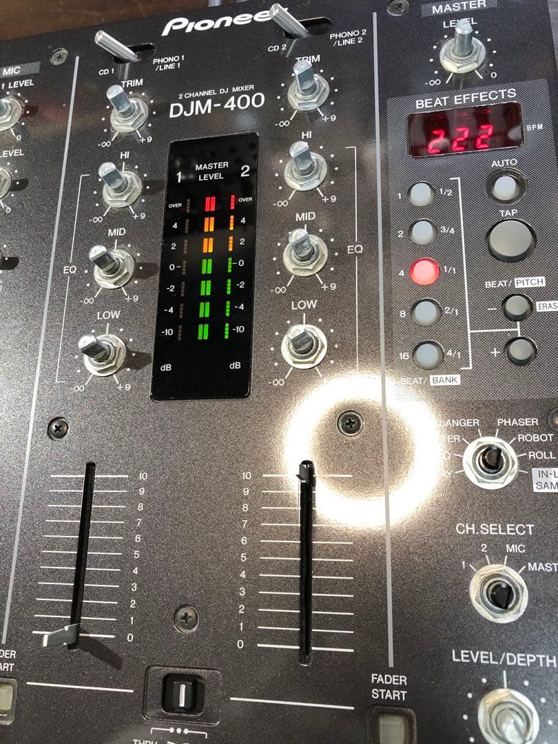 pioneer dj パイオニア　DJM-400 縦横フェーダーメンテナンス