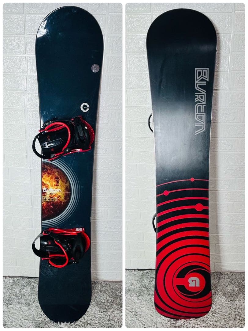 【初心者おすすめ 】バートン　クラッシュ　スノーボード　セット　155cm