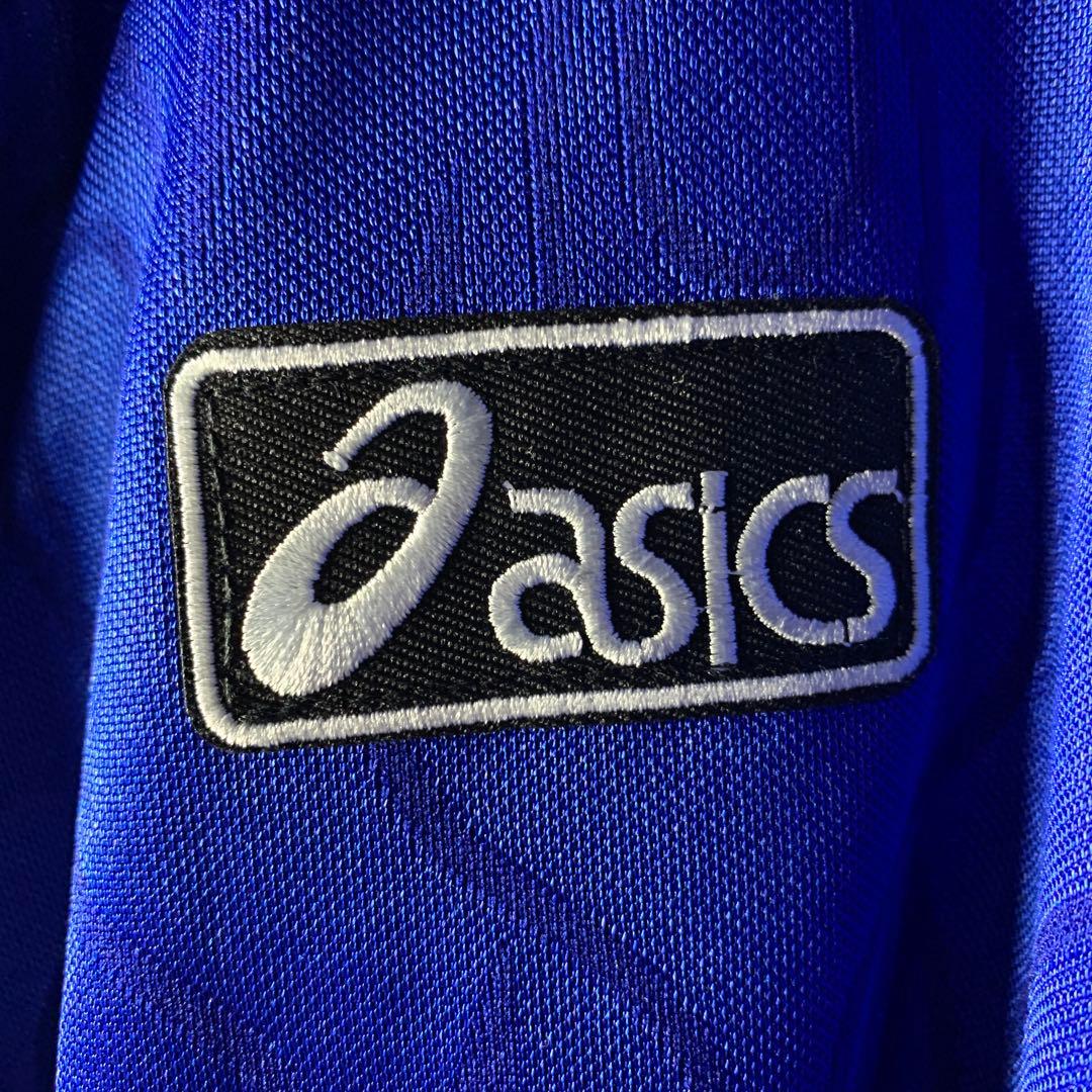 98年 サッカー 日本代表 ホーム 長袖 XL 炎 フランスW杯 ゲームシャツ