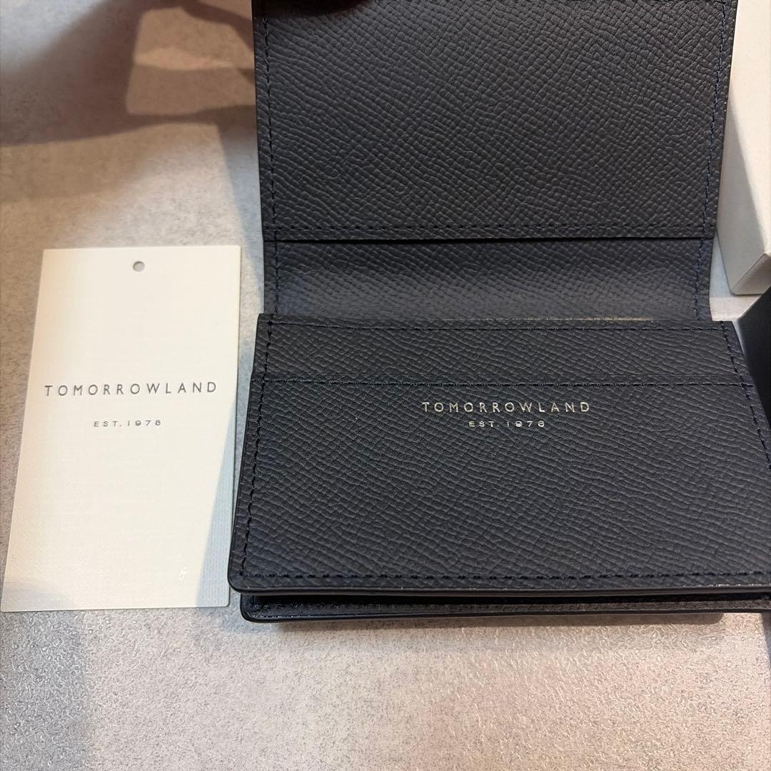 TOMORROWLAND ネイビー　名刺入れ
