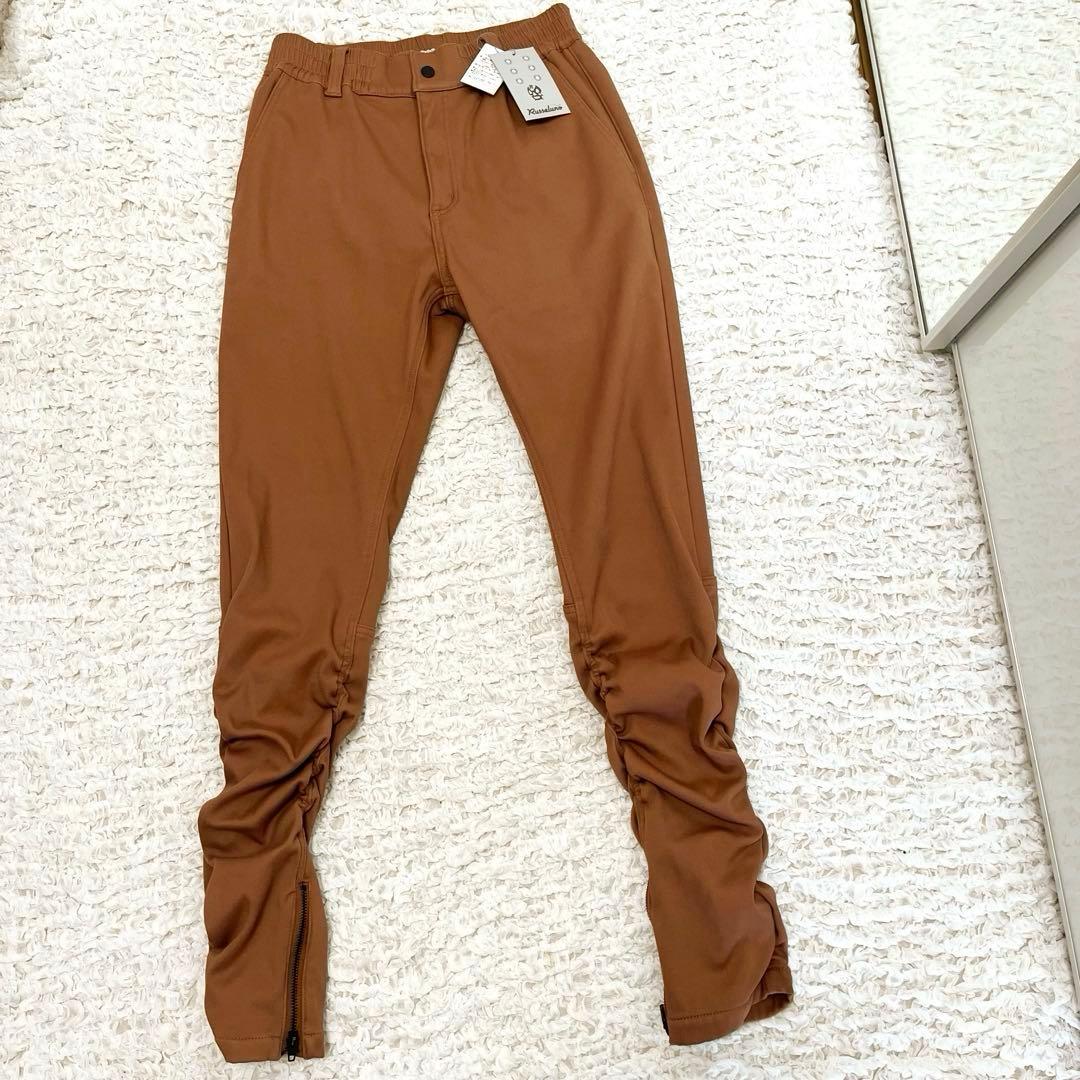 【新品未使用】ラッセルノWARM SKINNY GATHER PANTS 裏起毛