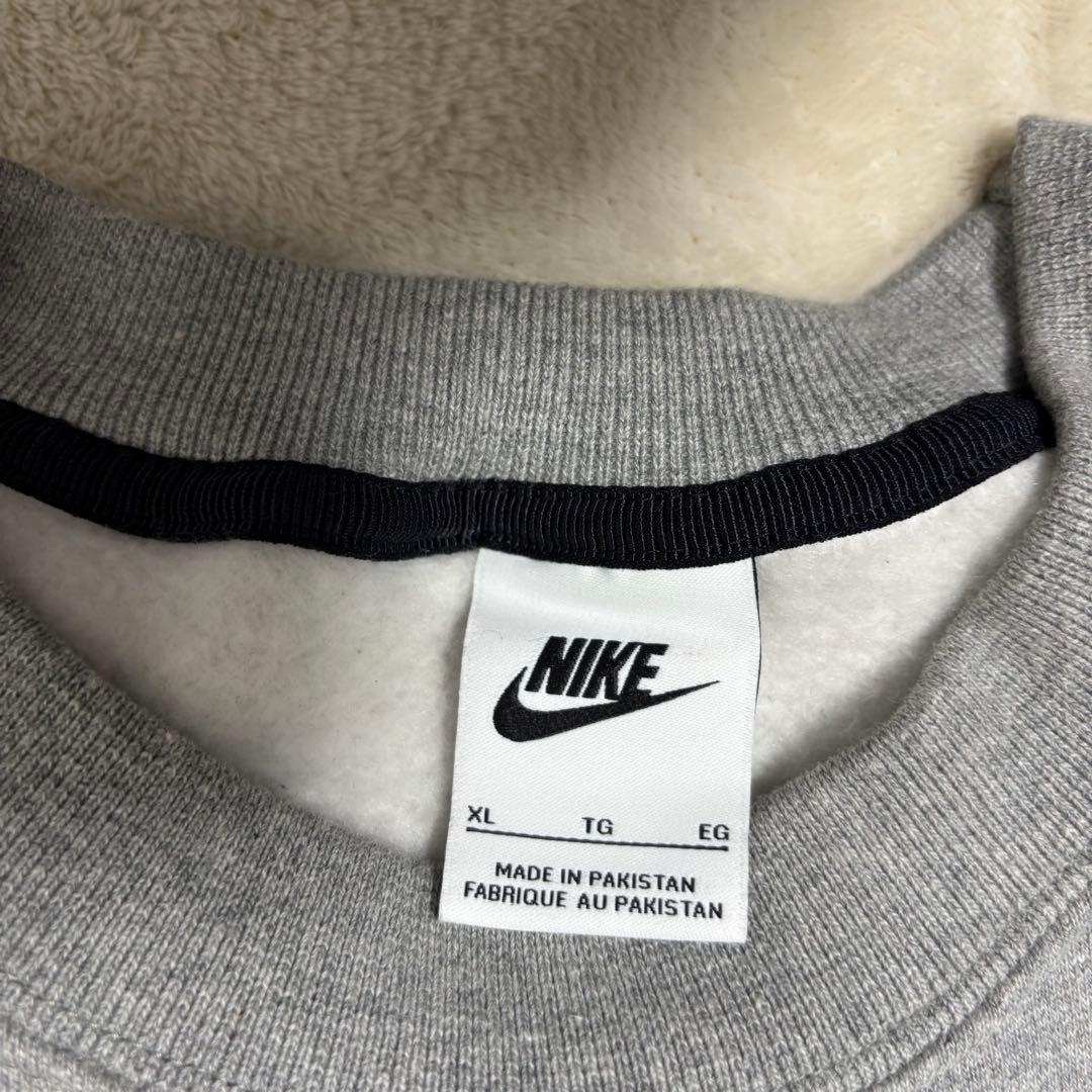 Stussy x Nike コラボ　クルーネックスウェット　グレー　XL