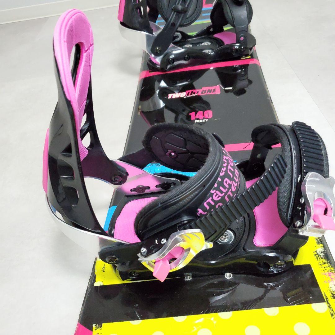 美品✨️ TWO b ONE ×STELLA スノーボード セット 140cm